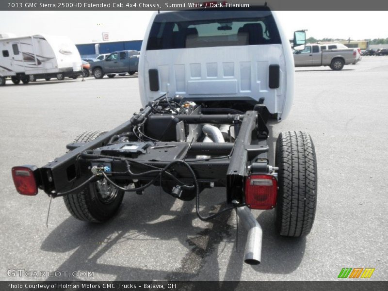 Summit White / Dark Titanium 2013 GMC Sierra 2500HD Extended Cab 4x4 Chassis