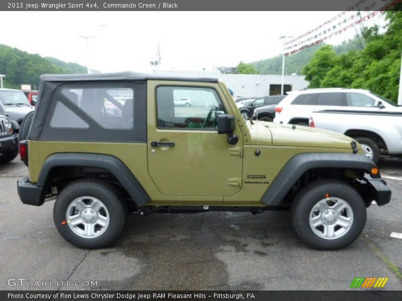 Commando Green / Black 2013 Jeep Wrangler Sport 4x4