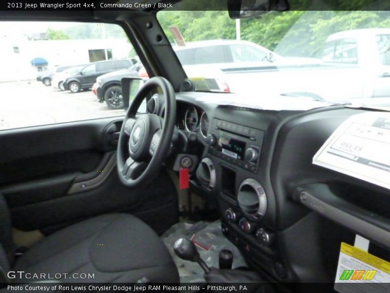 Commando Green / Black 2013 Jeep Wrangler Sport 4x4