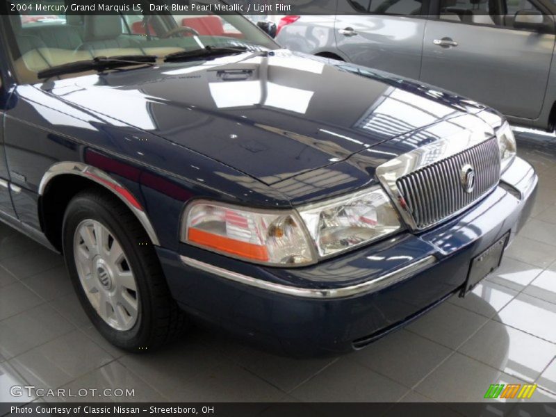 Dark Blue Pearl Metallic / Light Flint 2004 Mercury Grand Marquis LS