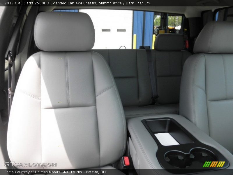 Summit White / Dark Titanium 2013 GMC Sierra 2500HD Extended Cab 4x4 Chassis