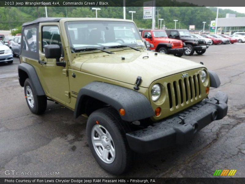 Commando Green / Black 2013 Jeep Wrangler Sport 4x4