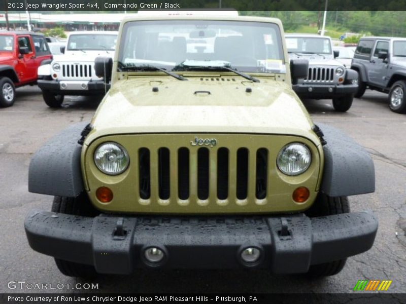 Commando Green / Black 2013 Jeep Wrangler Sport 4x4