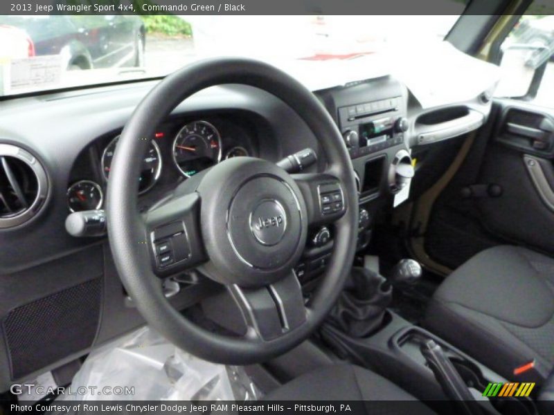 Commando Green / Black 2013 Jeep Wrangler Sport 4x4