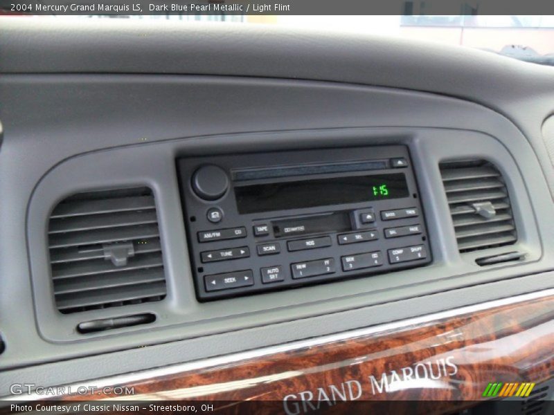 Dark Blue Pearl Metallic / Light Flint 2004 Mercury Grand Marquis LS