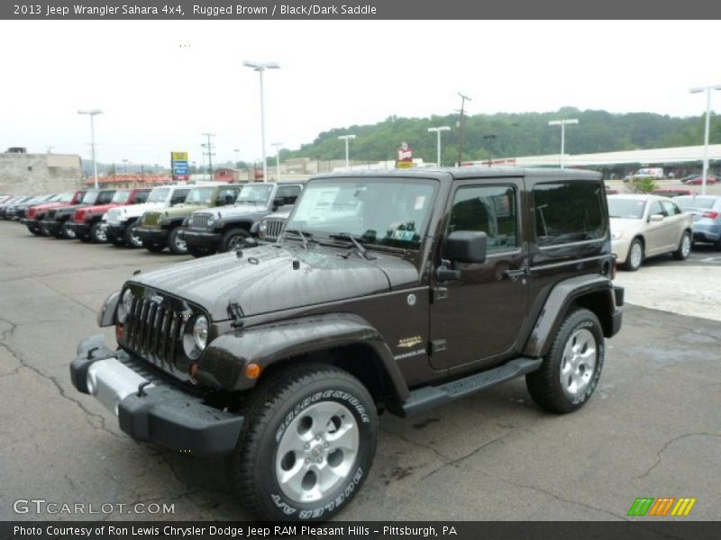 Rugged Brown / Black/Dark Saddle 2013 Jeep Wrangler Sahara 4x4