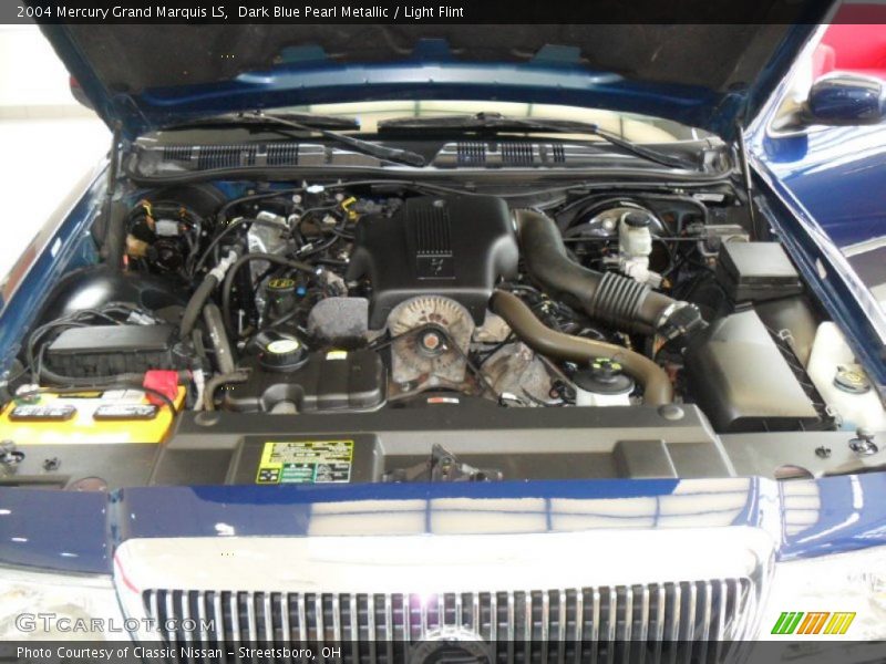 Dark Blue Pearl Metallic / Light Flint 2004 Mercury Grand Marquis LS