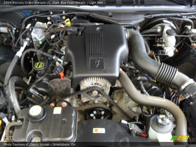 Dark Blue Pearl Metallic / Light Flint 2004 Mercury Grand Marquis LS