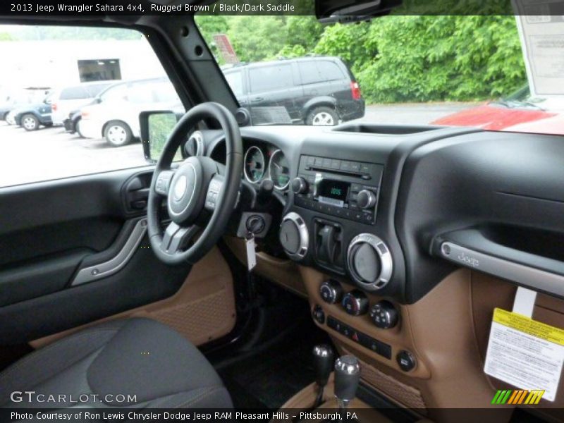 Rugged Brown / Black/Dark Saddle 2013 Jeep Wrangler Sahara 4x4