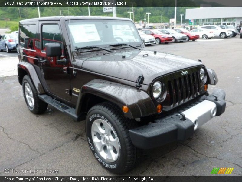 Rugged Brown / Black/Dark Saddle 2013 Jeep Wrangler Sahara 4x4