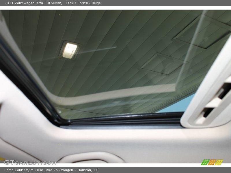 Black / Cornsilk Beige 2011 Volkswagen Jetta TDI Sedan