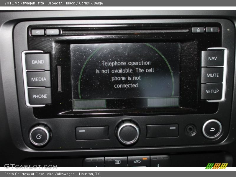 Black / Cornsilk Beige 2011 Volkswagen Jetta TDI Sedan