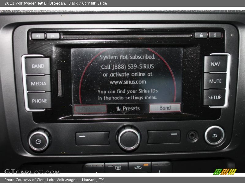 Black / Cornsilk Beige 2011 Volkswagen Jetta TDI Sedan
