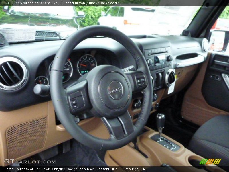 Rugged Brown / Black/Dark Saddle 2013 Jeep Wrangler Sahara 4x4