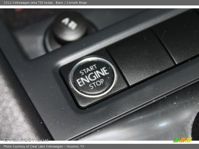 Black / Cornsilk Beige 2011 Volkswagen Jetta TDI Sedan