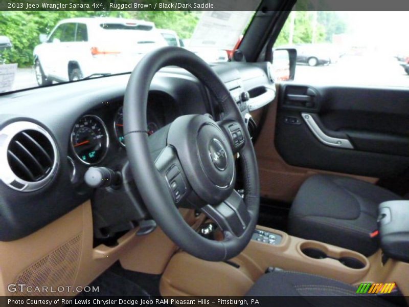 Rugged Brown / Black/Dark Saddle 2013 Jeep Wrangler Sahara 4x4