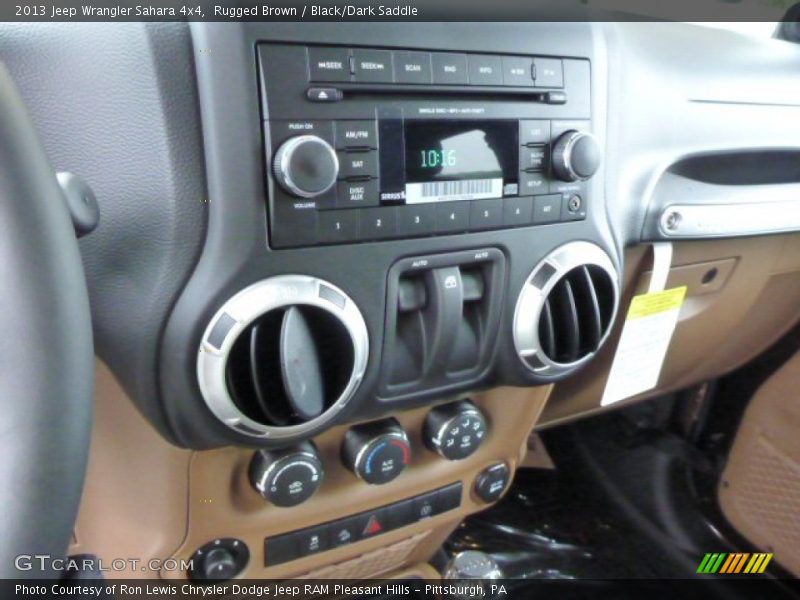 Rugged Brown / Black/Dark Saddle 2013 Jeep Wrangler Sahara 4x4