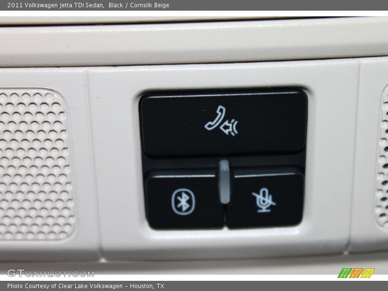Black / Cornsilk Beige 2011 Volkswagen Jetta TDI Sedan