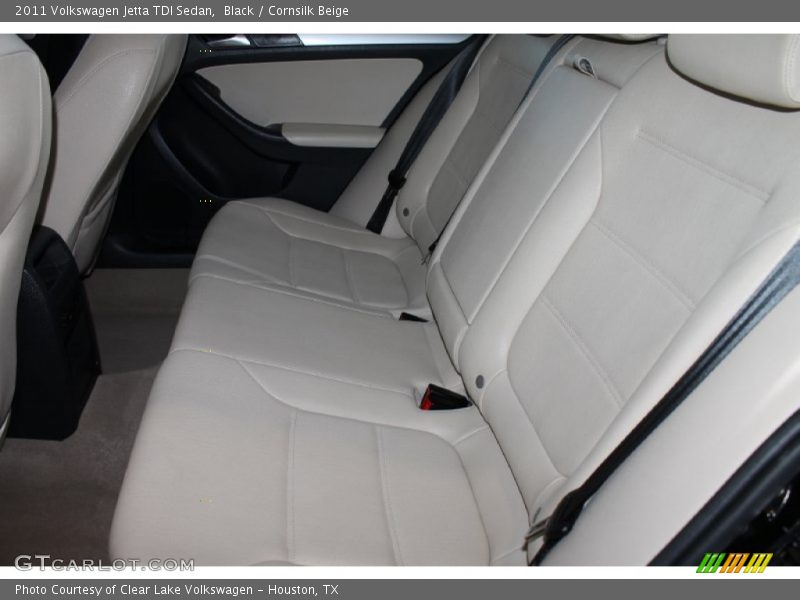 Black / Cornsilk Beige 2011 Volkswagen Jetta TDI Sedan