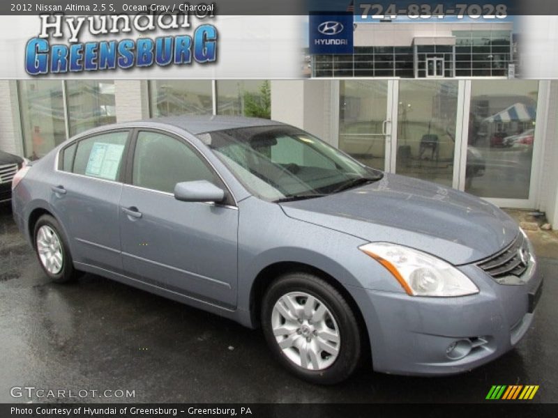 Ocean Gray / Charcoal 2012 Nissan Altima 2.5 S