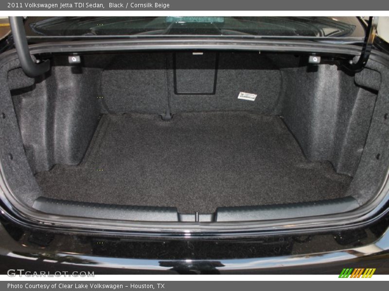 Black / Cornsilk Beige 2011 Volkswagen Jetta TDI Sedan