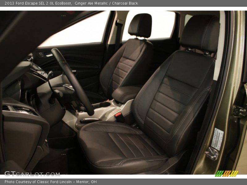 Ginger Ale Metallic / Charcoal Black 2013 Ford Escape SEL 2.0L EcoBoost