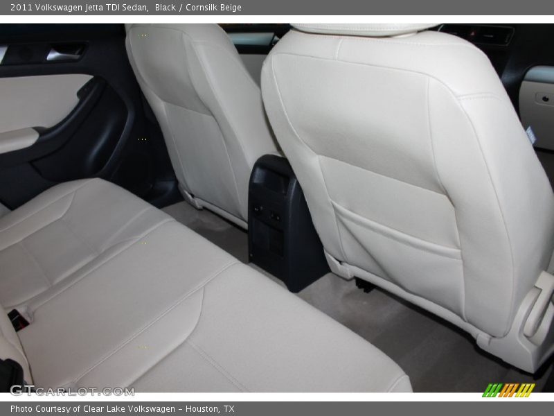Black / Cornsilk Beige 2011 Volkswagen Jetta TDI Sedan