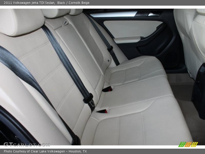 Black / Cornsilk Beige 2011 Volkswagen Jetta TDI Sedan