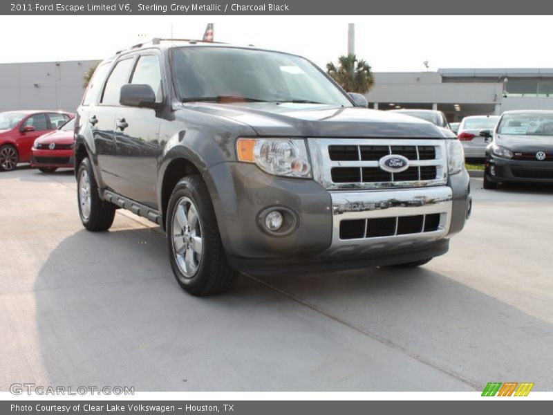 Sterling Grey Metallic / Charcoal Black 2011 Ford Escape Limited V6