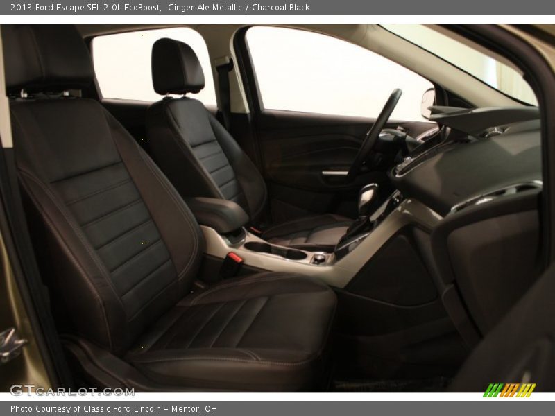 Ginger Ale Metallic / Charcoal Black 2013 Ford Escape SEL 2.0L EcoBoost