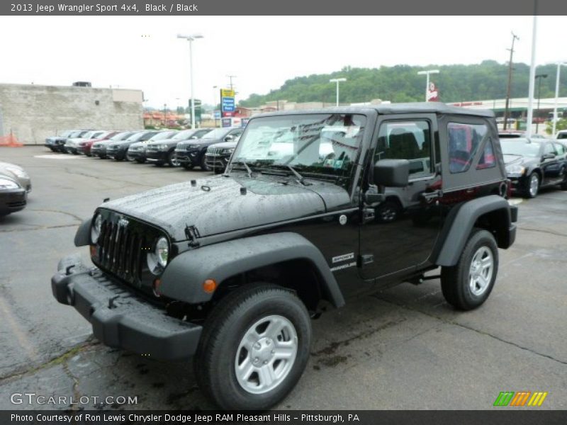 Black / Black 2013 Jeep Wrangler Sport 4x4
