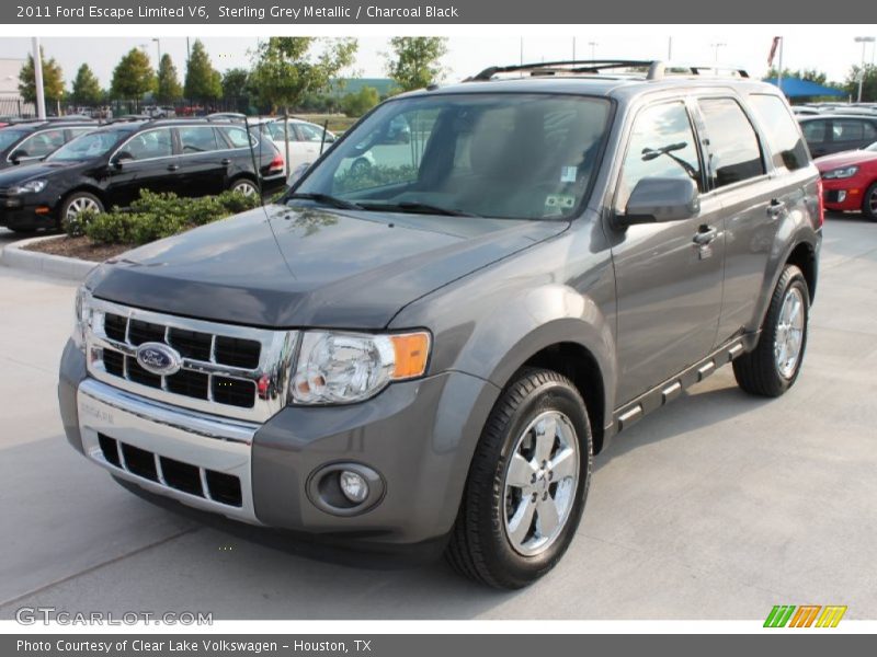 Sterling Grey Metallic / Charcoal Black 2011 Ford Escape Limited V6