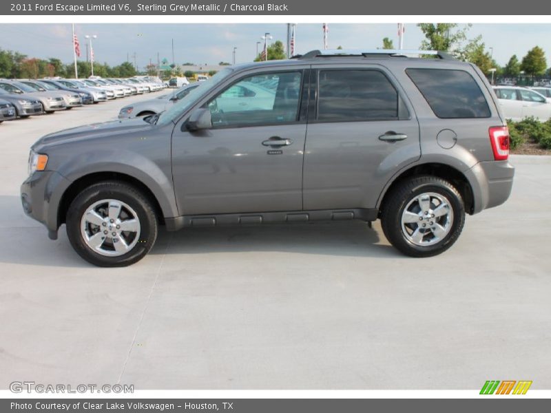 Sterling Grey Metallic / Charcoal Black 2011 Ford Escape Limited V6
