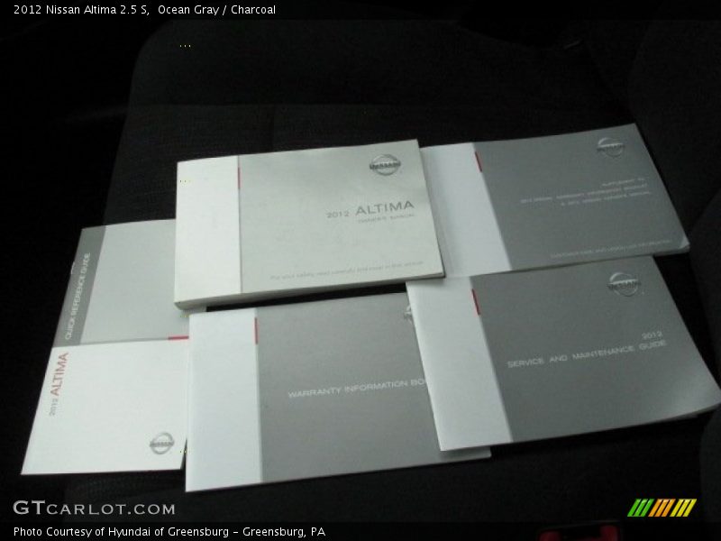 Ocean Gray / Charcoal 2012 Nissan Altima 2.5 S