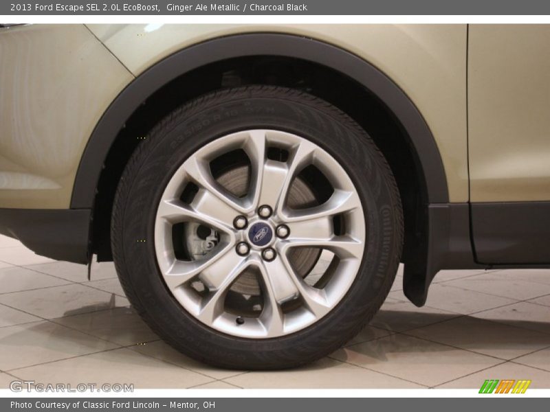 Ginger Ale Metallic / Charcoal Black 2013 Ford Escape SEL 2.0L EcoBoost