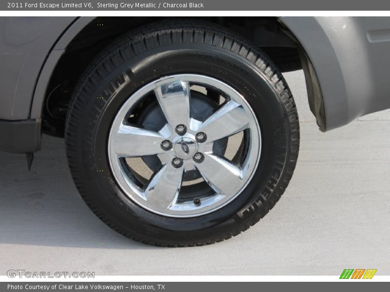 Sterling Grey Metallic / Charcoal Black 2011 Ford Escape Limited V6