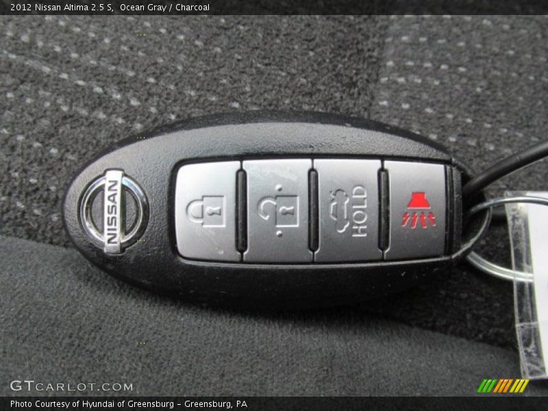 Ocean Gray / Charcoal 2012 Nissan Altima 2.5 S