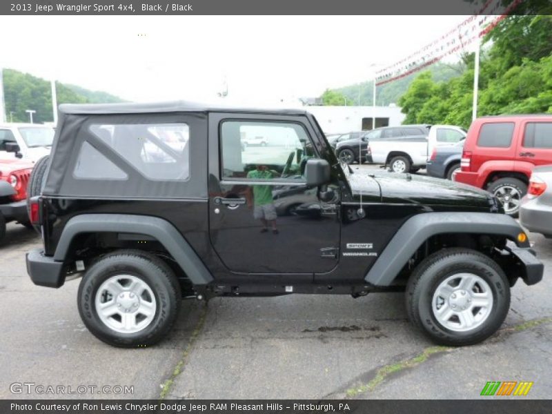 Black / Black 2013 Jeep Wrangler Sport 4x4