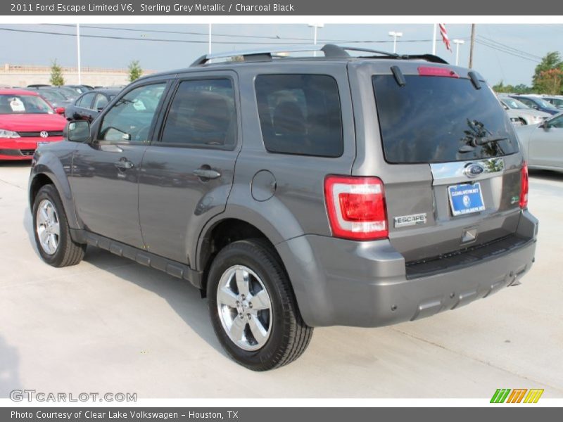 Sterling Grey Metallic / Charcoal Black 2011 Ford Escape Limited V6