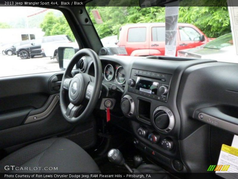 Black / Black 2013 Jeep Wrangler Sport 4x4