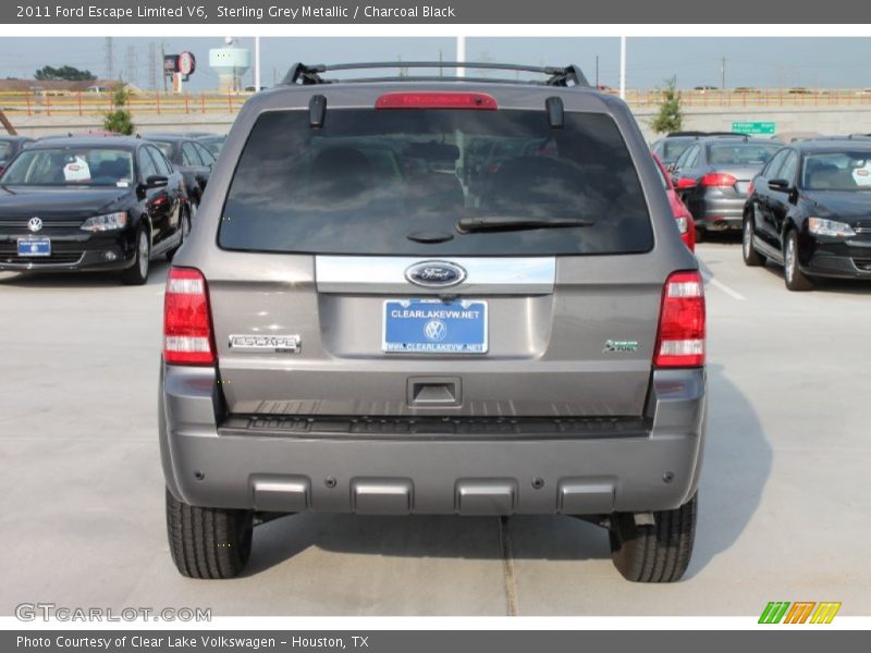 Sterling Grey Metallic / Charcoal Black 2011 Ford Escape Limited V6