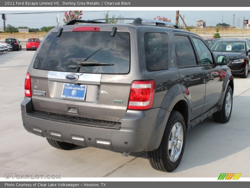 Sterling Grey Metallic / Charcoal Black 2011 Ford Escape Limited V6