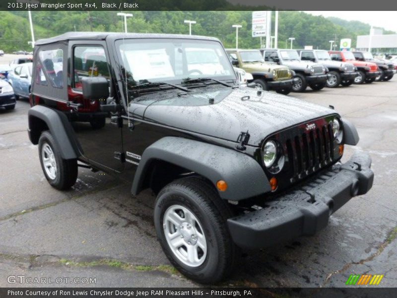 Black / Black 2013 Jeep Wrangler Sport 4x4