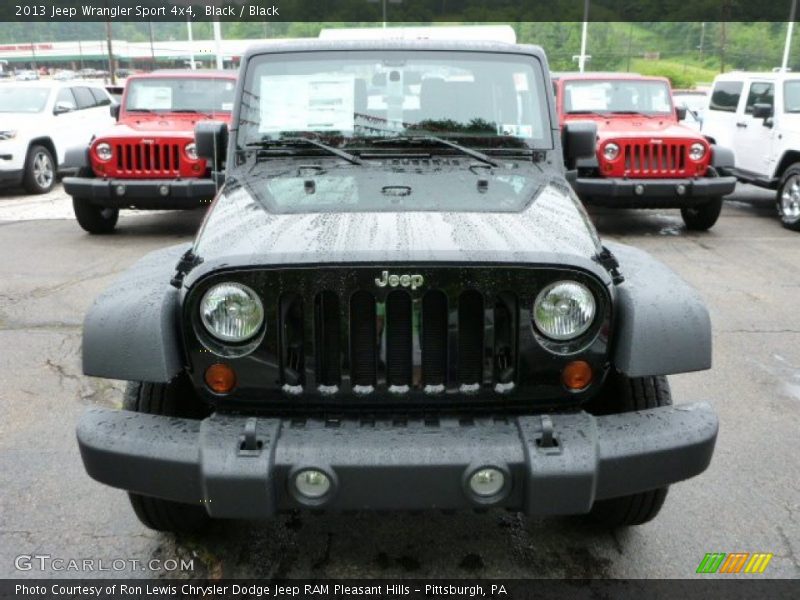 Black / Black 2013 Jeep Wrangler Sport 4x4