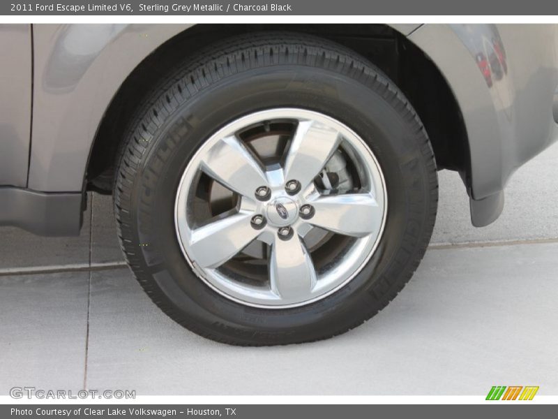 Sterling Grey Metallic / Charcoal Black 2011 Ford Escape Limited V6