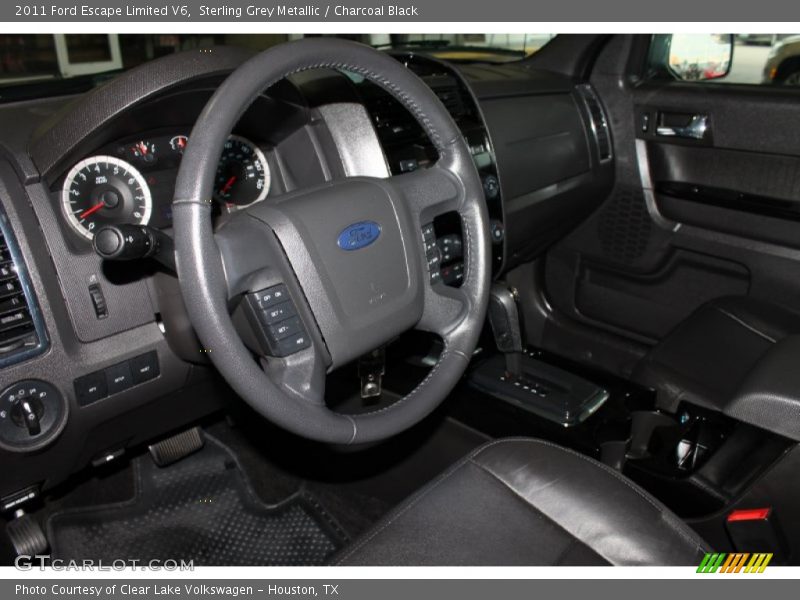 Sterling Grey Metallic / Charcoal Black 2011 Ford Escape Limited V6