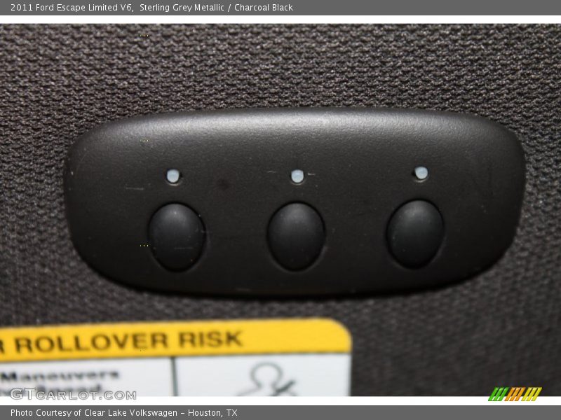 Sterling Grey Metallic / Charcoal Black 2011 Ford Escape Limited V6