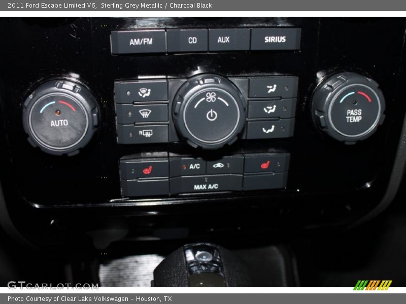 Sterling Grey Metallic / Charcoal Black 2011 Ford Escape Limited V6