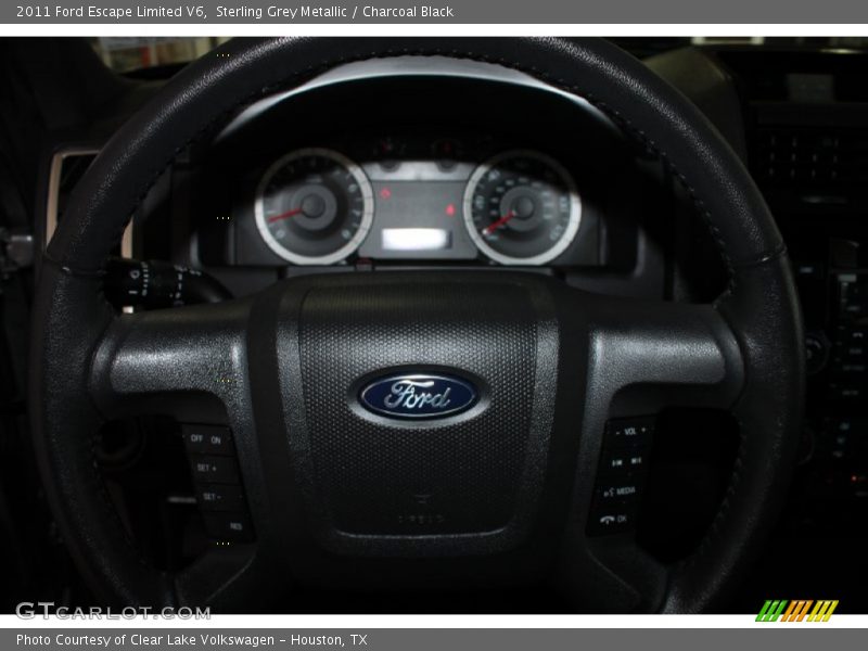 Sterling Grey Metallic / Charcoal Black 2011 Ford Escape Limited V6