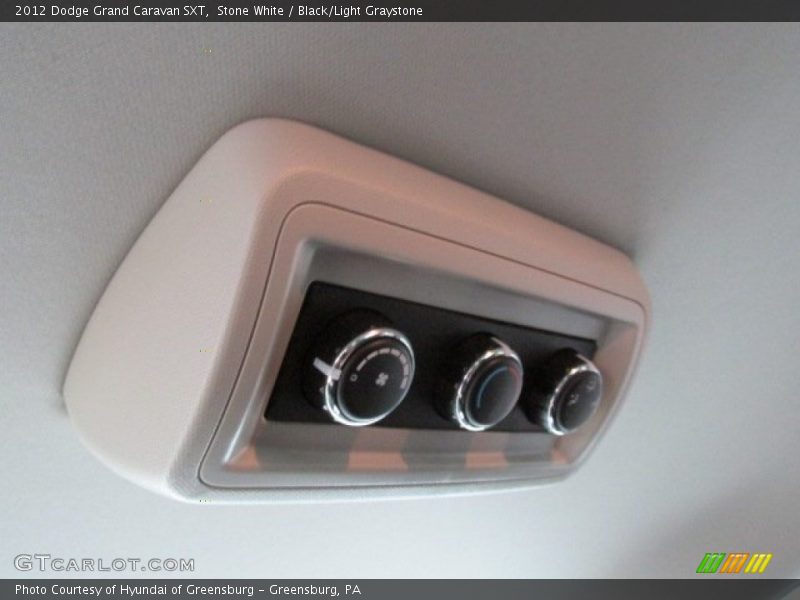 Stone White / Black/Light Graystone 2012 Dodge Grand Caravan SXT